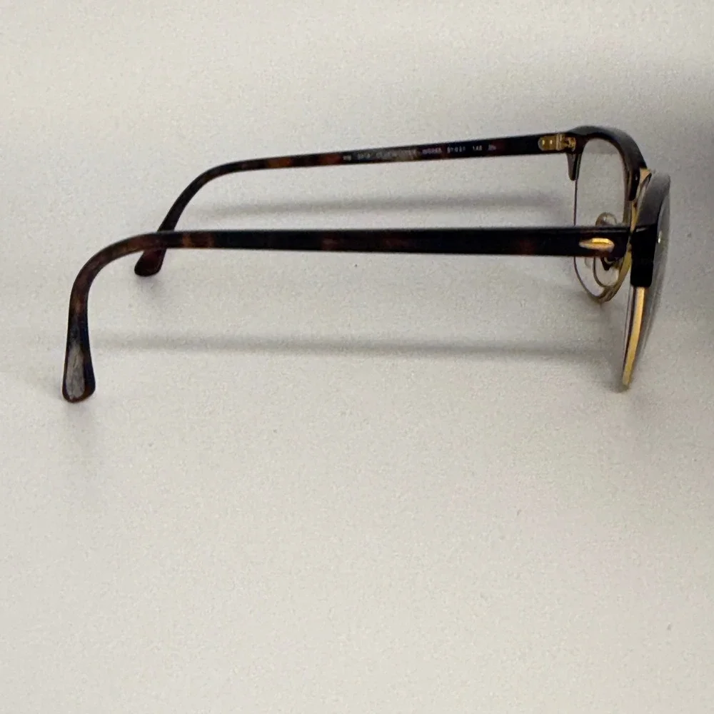 Ray-Ban RB 3016 Clubmaster W0366 Mock Tortoise Gold Sunglasses‎ 51-21 145 3N